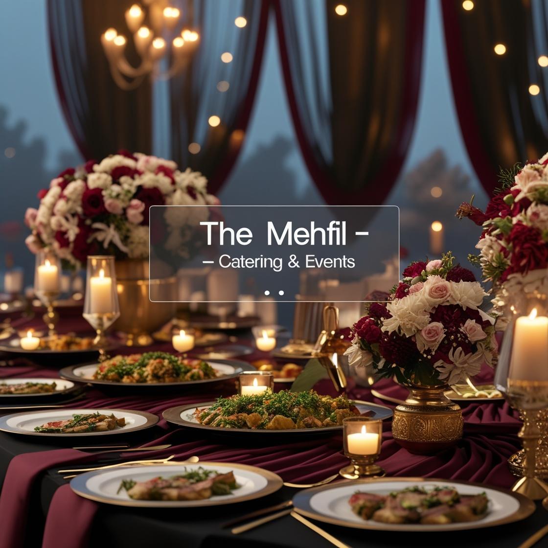 The Mehfil – Modern Catering & Events Website preview